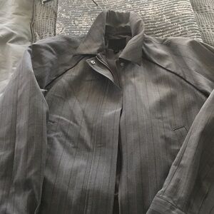 Zara Charcoal Pinstripe Blazer